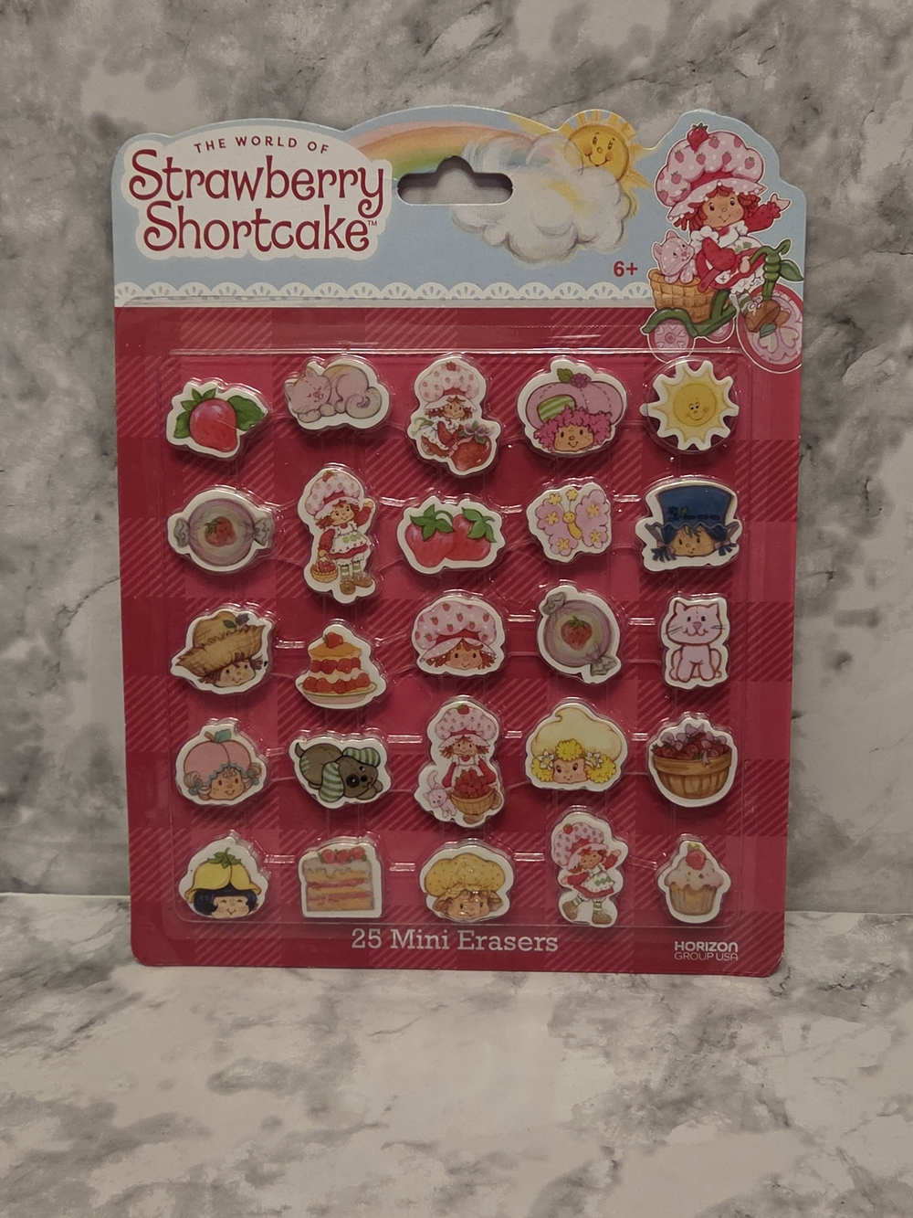 Strawberry Shortcake Mini Erasers 25 Count Assorted Characters
